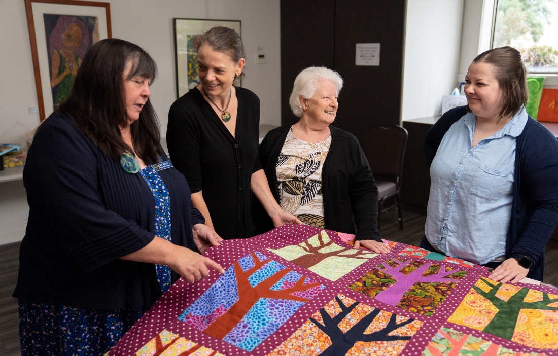 Volunteers at Seabreeze Quilters