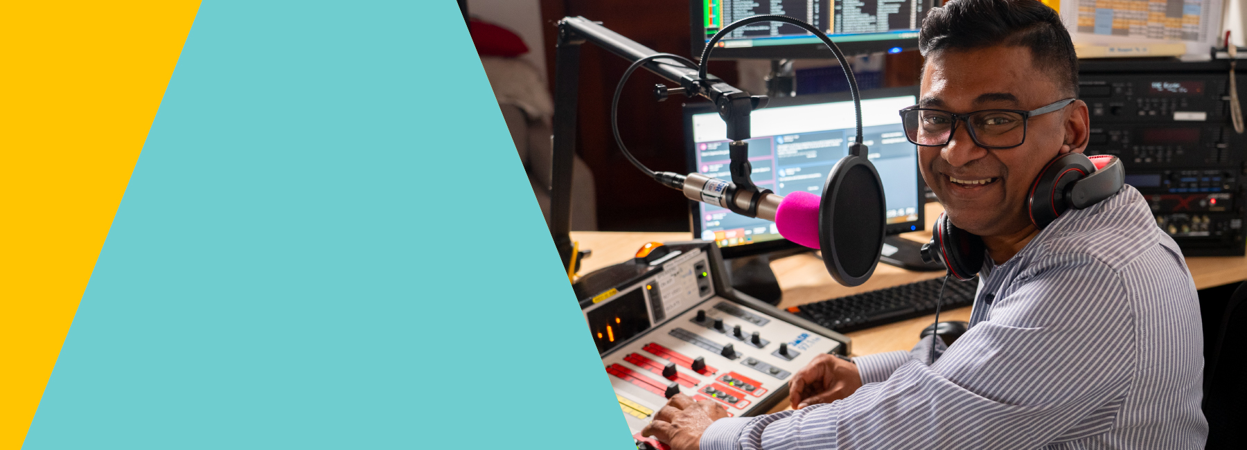 Community radio volunteer